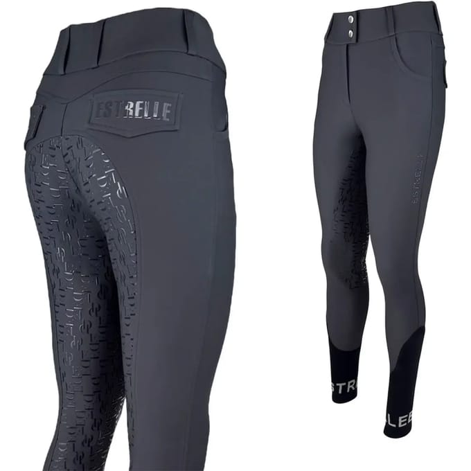 Dames rijbroek met middengrip Estrelle Equestrian Iconic S