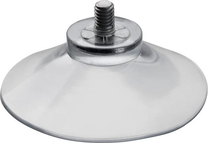 Zuignap met schroefdraad - 40 mm - 10 stuks