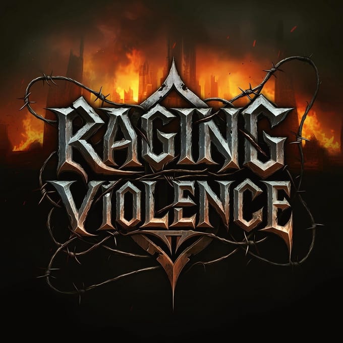 Raging violence