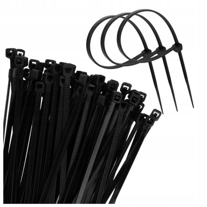 100x kabelbinders Zwart 2,5x100mm - Sterk & Premium Kwaliteit