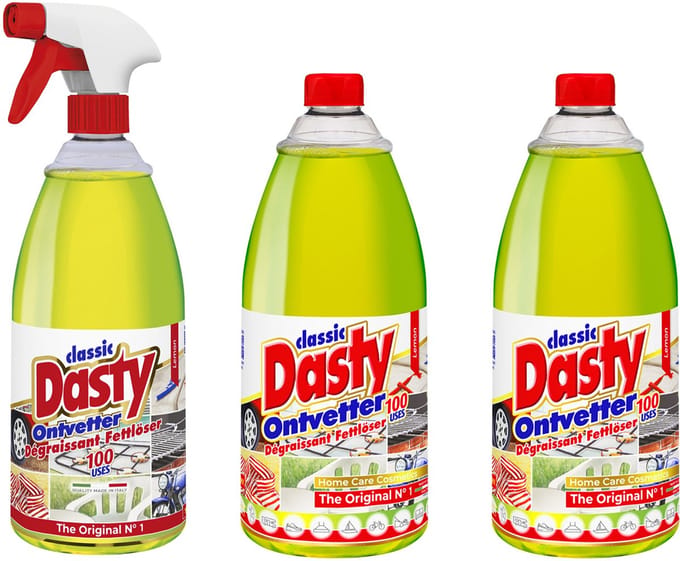 Dasty Ontvetter Voordeelpack: 1x Spuitfles + 2 x Navulling