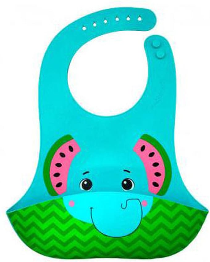 Frootimals Siliconen Slabbetje – Olifant – Baby & Kind – BPA-vrij