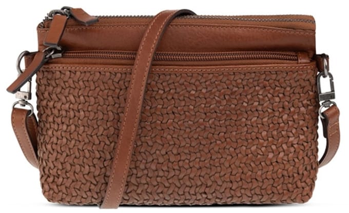 Bag2Bag Leren Schoudertasje Ninfa Cognac