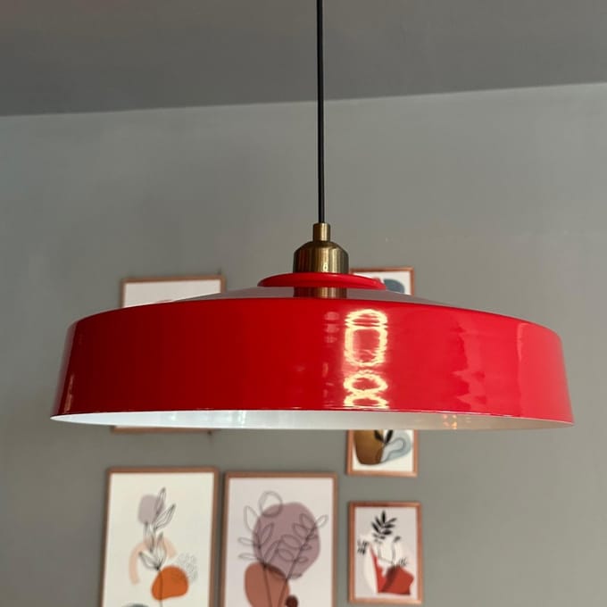 Bamyum Ace Hanglamp Industrieel Metaal Ø39 cm, Vintage Hanglamp, E27 Pendellamp
