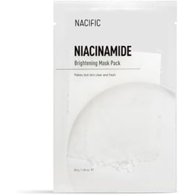 Nacific, Brightening Beauty Mask Pack, Niacinamide, 30g (1.05oz) white