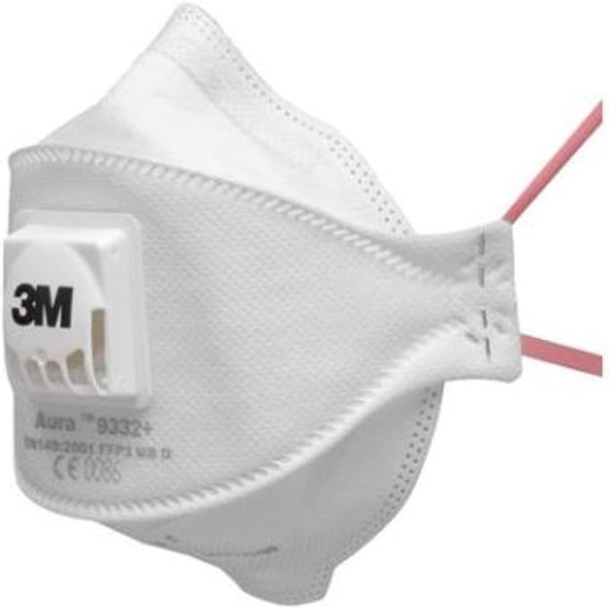 3M Aura 9332+ stofmasker FFP3 NR D | met uitademventiel