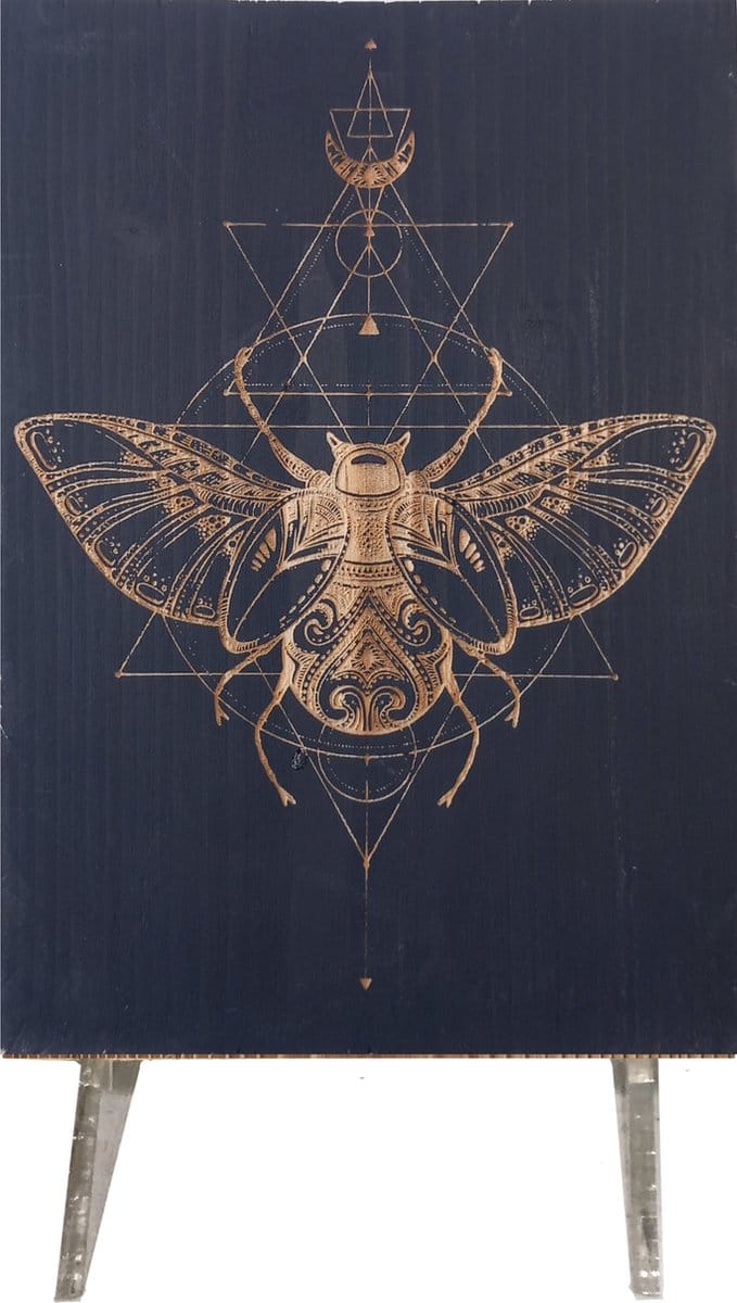 CharredArt - Sacred Geometry - Beetle