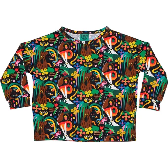 Meisjes-T-shirt met lange mouwen Raspberry Republic
