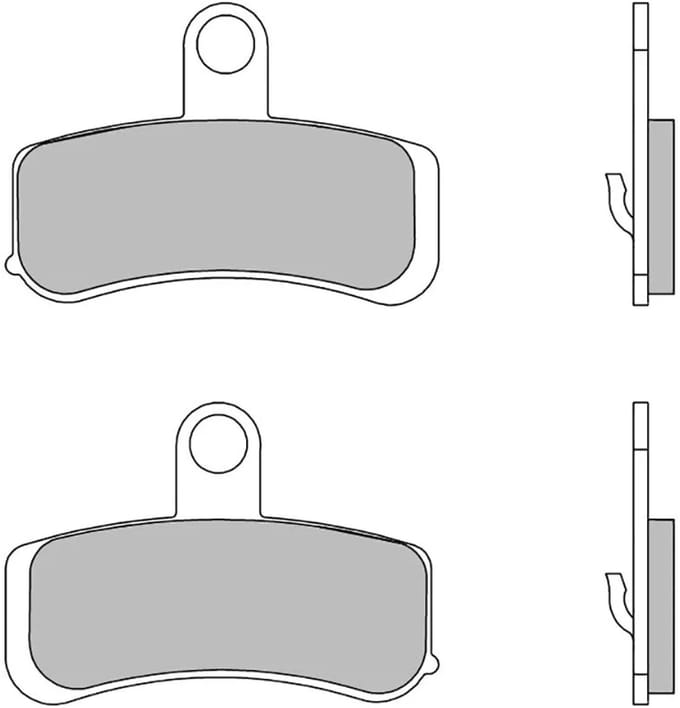 Brembo 07hd15sa Gesinterde Remblokken Transparant