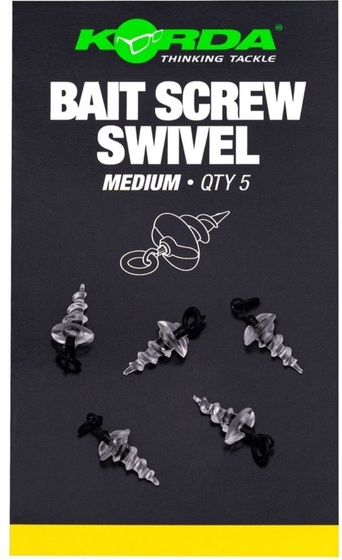 Korda Bait Screw Swivel Medium | Wartels