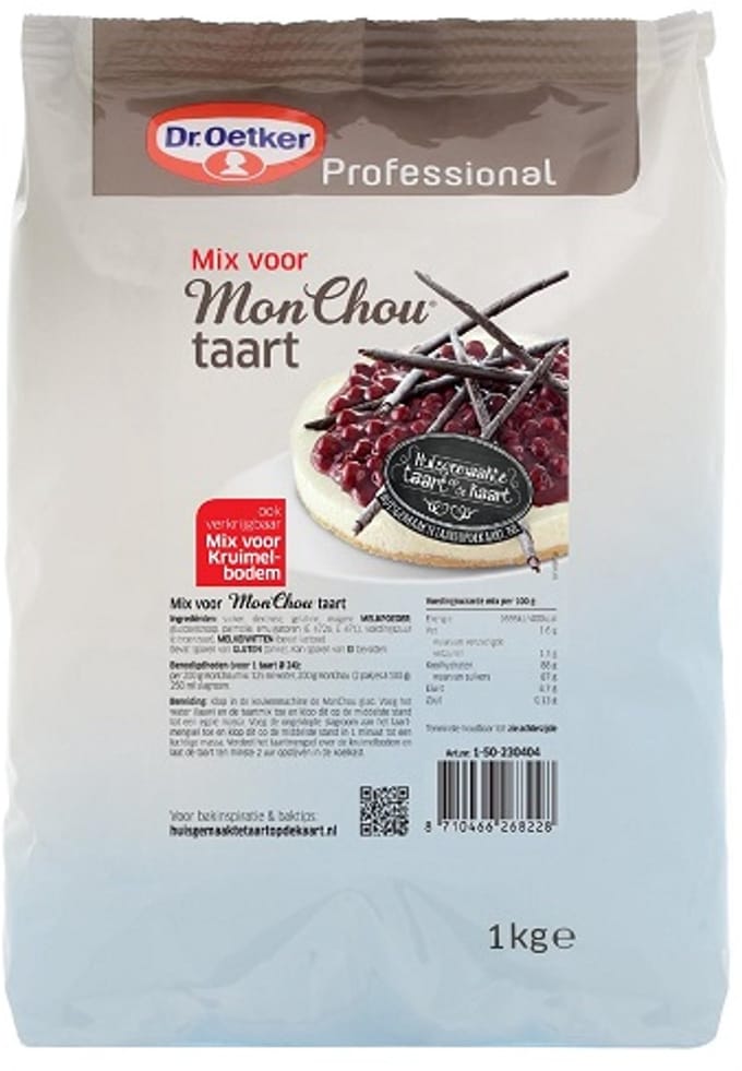 Dr. Oetker - Mix voor Mon Chou taart - 1kg