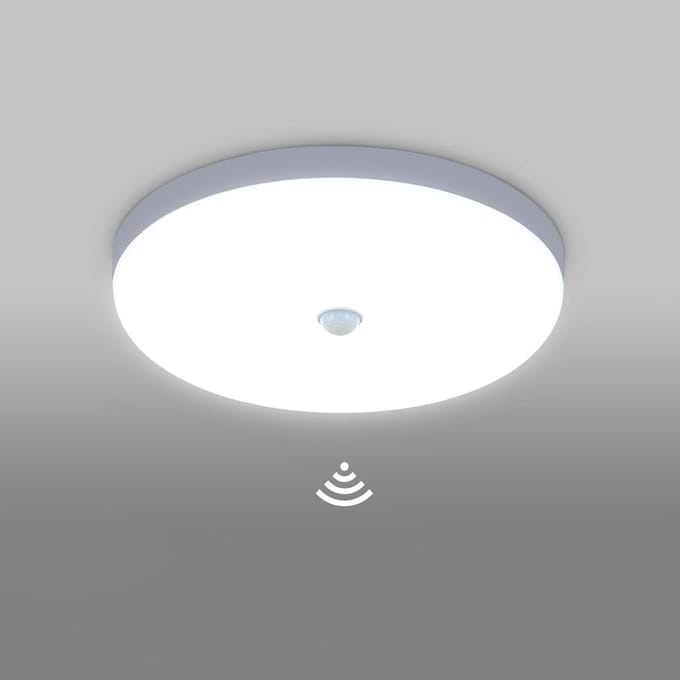 Haobosic - Sensor Plafondlamp - Rond Wit - 30W LED - 6500K Koud Wit