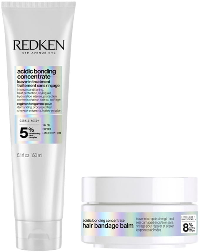 Redken - Acidic Bonding Concentrate Leave-in Treatment + Hair Bandage Balm - Bonding Partners Set