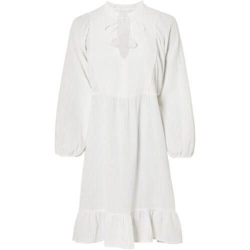 ESMARA Mousseline dames jurk (wit, 40)