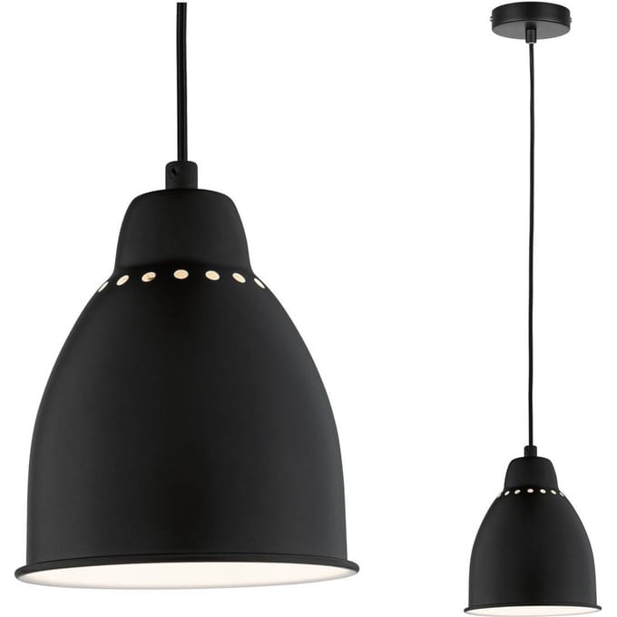 Neordic Hanglamp Hilla E27 max. 40W Zwart dimbaar Metaal
