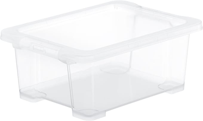 Rotho CORE Basic opbergbox - set van 4 - stapelbaar - 11 ltr