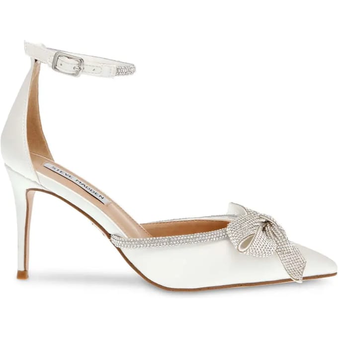Steve Madden Lumiere Pumps Ivory Satin Taglia: 41 | Tacchi Alti Outlet | Donna | Bianco