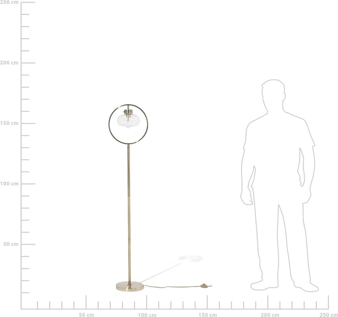 SEVERN - Staande lamp - Goud - Metaal