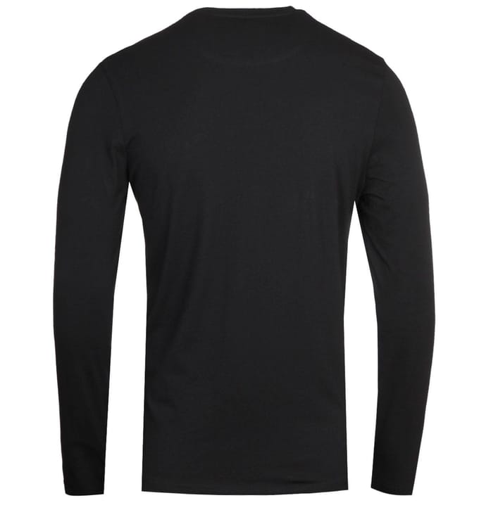 Lyle & Scott gitzwart T-shirt met lange mouwen
