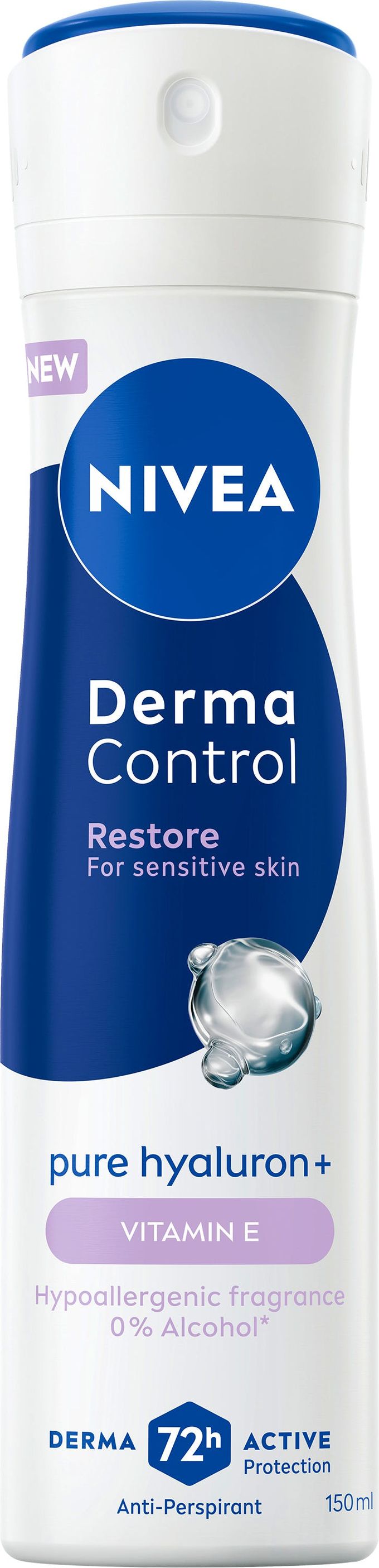 Nivea Antiperspirant Deo Derma Control Restore Sensitive - 150 ml