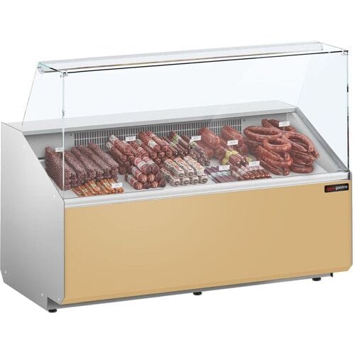 GGM Gastro Kühltheke - 1600mm - Frontblende Beige
