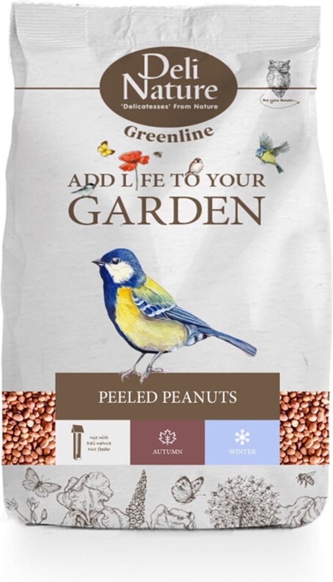 Deli Nature Greenline Peeled Peanuts 850 gr
