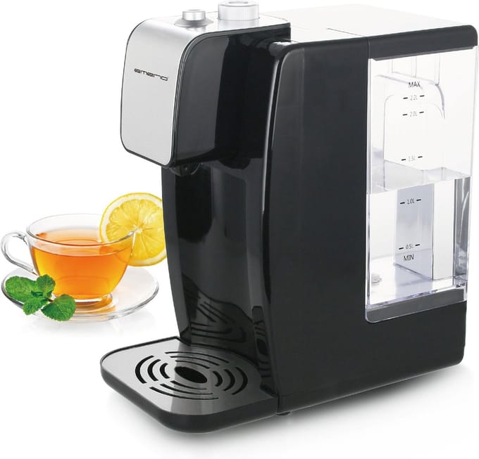 Emerio WD-118981 Heet Water Dispenser 2.2L 2600W Zwart/RVS