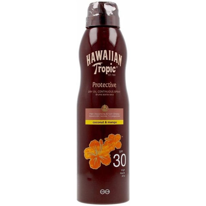 Hawaiian Tropic | Glowing Protection Spray SPF 30 UVA + UVB Protection 180 ml