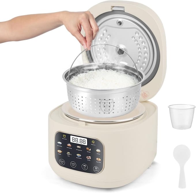 Multikoker - RVS - 10 Kookprogramma's - Low Sugar Modus - Voor 3-5 Personen