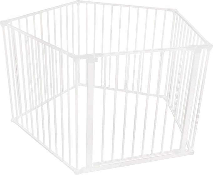 Safetots Grondbox, Pentagon, Wit, 70cm Hoog, Baby Speelpen
