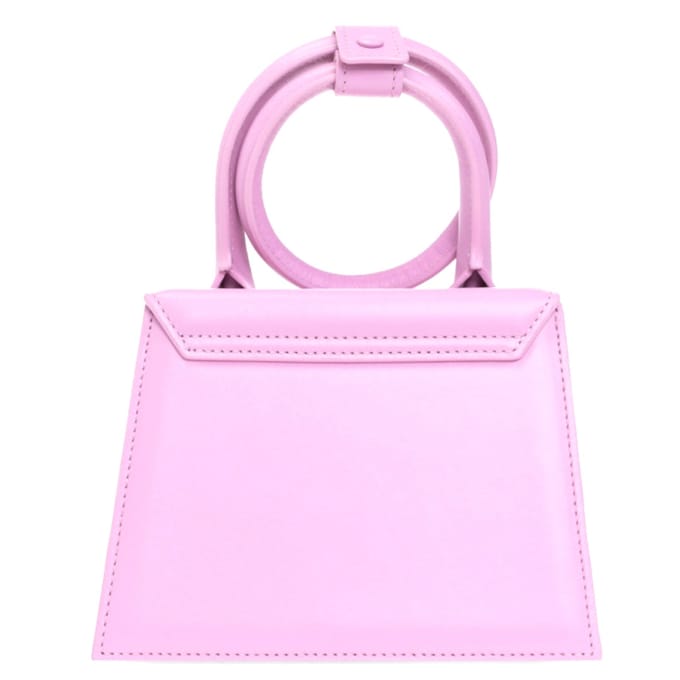 Jacquemus Le Chiquito Noeud lichtroze tas