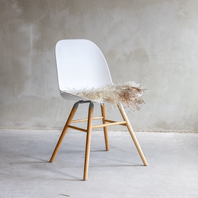 Chair pad krulvacht