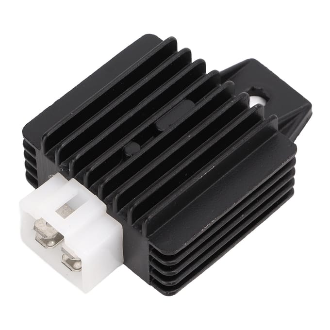 Spanningsgelijkrichterregelaar 12V 4-pins Vervanging voor 90cc 110cc 125cc 140cc 200cc ATV black