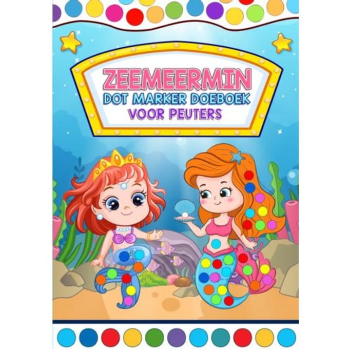 Zeemeermin Dot Marker - Doeboek Voor Peuters - Peuterspeelgoed & Meer