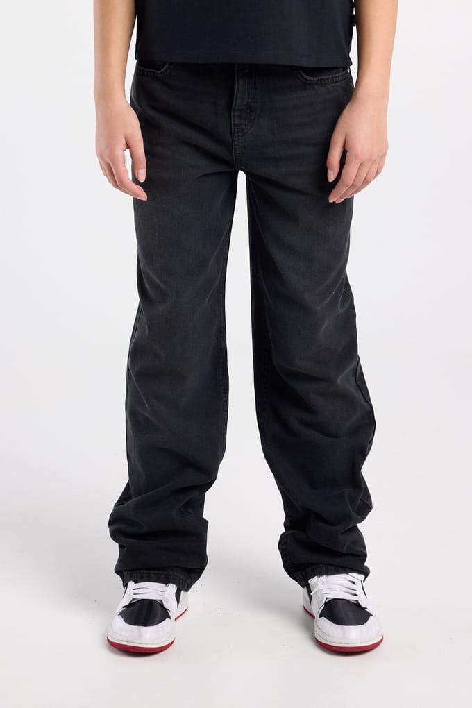 America Today Phoenix Jr Washed Black Taglia: 170/176 | Jeans Outlet | kids | Nero