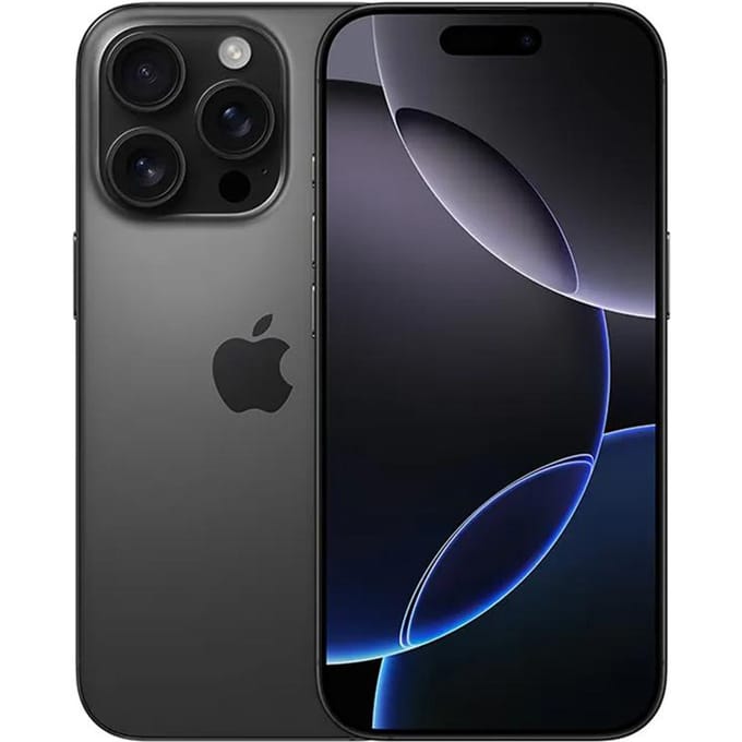 Apple iPhone 16 Pro (Version Chine) - Double SIM, pas d'eSIM, 8/256 Go titane noir