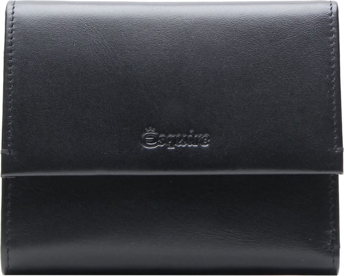 Esquire Portemonnee Silk 02 Wallet Black Zwart