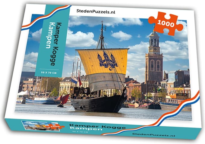 StedenPuzzels - Kamper Kogge Kampen- 1000 Stukjes