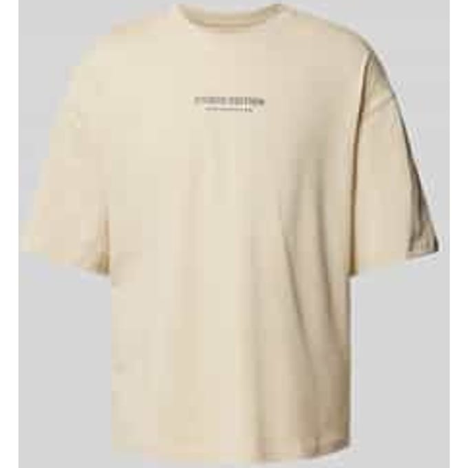 T-shirt met labelprint, model 'Studio Edition'