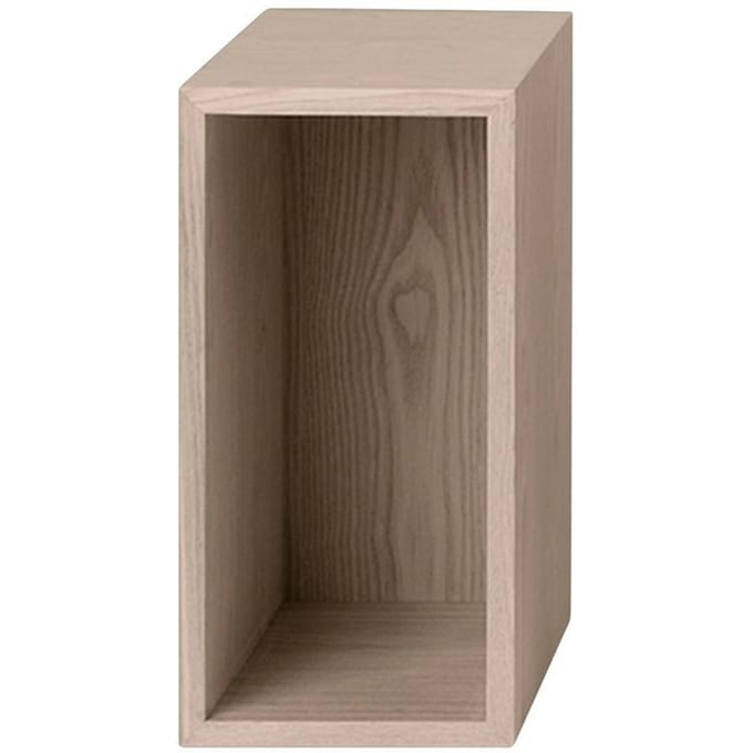 Muuto - Stacked 2.0 met Achterwand - klein - eiken - beige