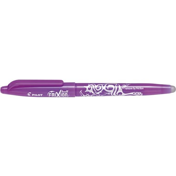 Frixion roller ball pen - Uitgumbaar - 0,7 mm - Paars