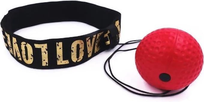 *** Reflex Speed Ball | Fitness Boks Reactie & Snelheid Training Bal aan Hoofdband van Heble® ***