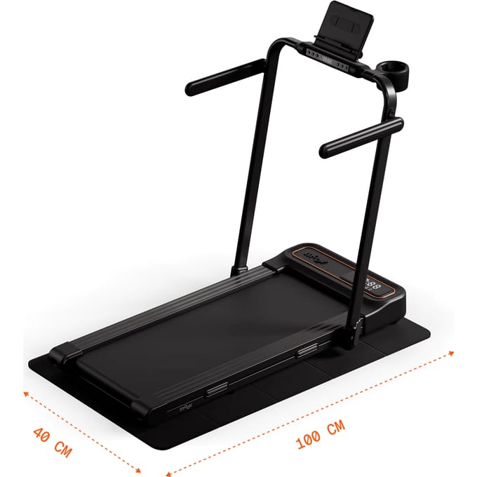 Moov Walk Loopband Inklapbaar - Walking Pad - Opvouwbare Wandelband - Treadmill 1-8 km/u - Incl. Accessoires