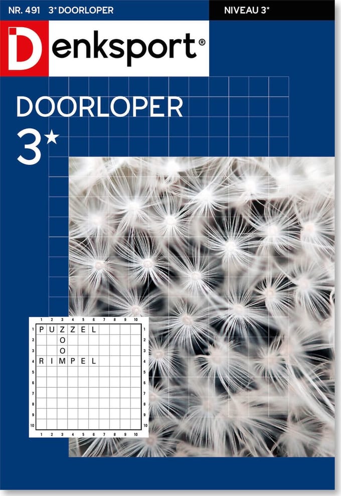 Denksport Puzzelboek Doorloper 3*, editie 491