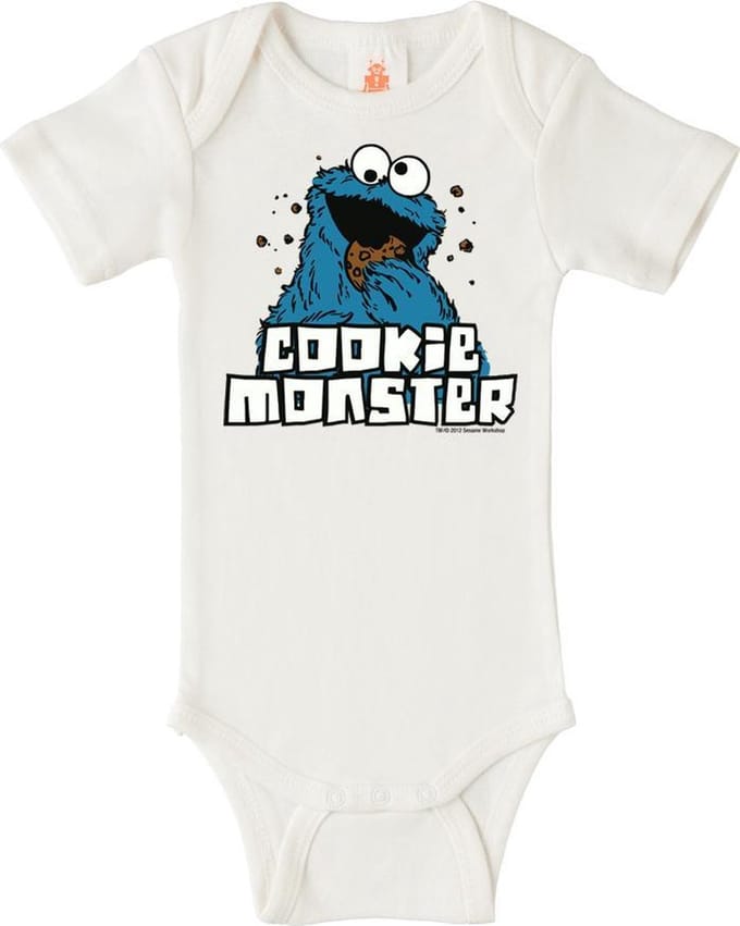 Logoshirt Body Krümelmonster - Sesamstrasse