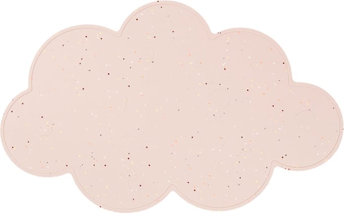 Done by Deer Silicone Placemat - Confetti - Powder