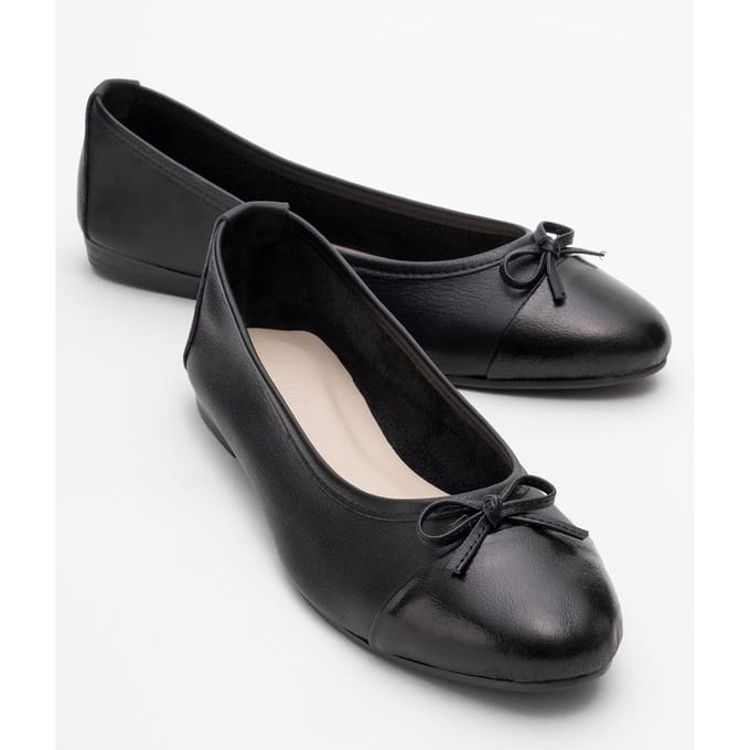 Rayne Cap Teen Leren Ballerina's Dames