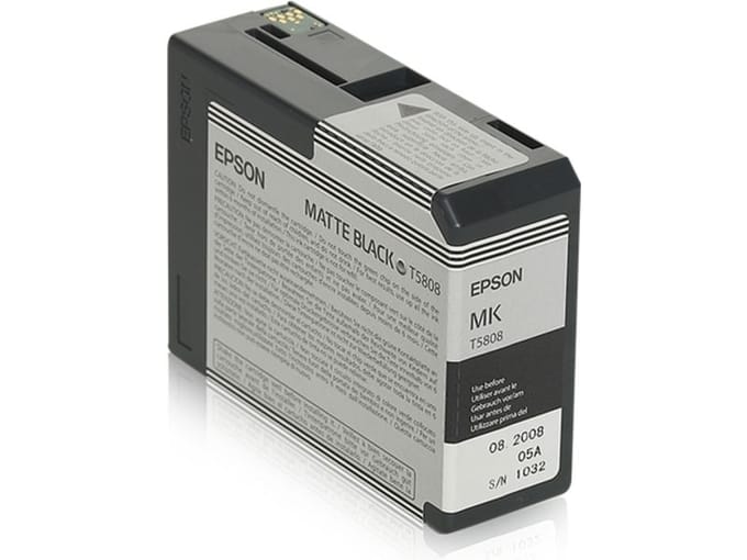 Epson T580 (C13T580800) Inktcartridge Mat-zwart