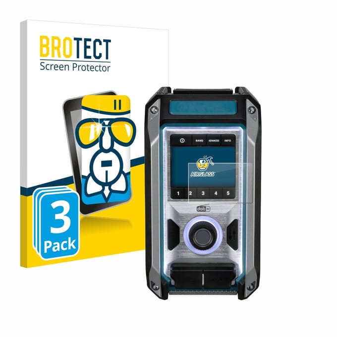 Screenprotector 3 Stuks voor Makita DMR115 Beschermglas transparant