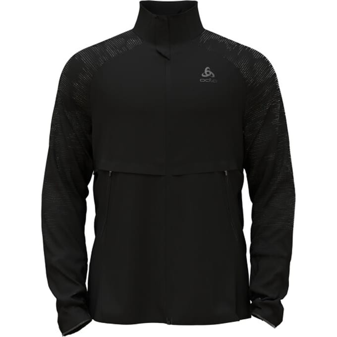 Odlo Odlo Jacket Zeroweight Pro Warm Reflect ZWART - Maat S